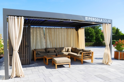 Preview: PERGOLA SOLAR FLACHDACH
